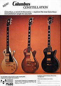 Fletcher, Coppock and Newman 13/O - Columbus Constellation