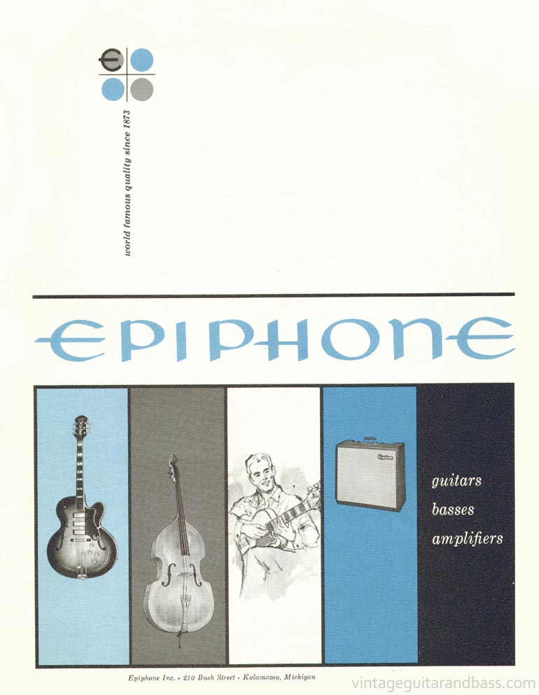 1961 Epiphone full line catalog front cover