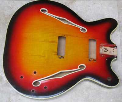 1960s Fender Coronado body