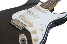 Fender electric guitars