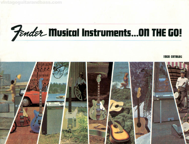 1968 Fender guitar and amplifier catalog - on the go