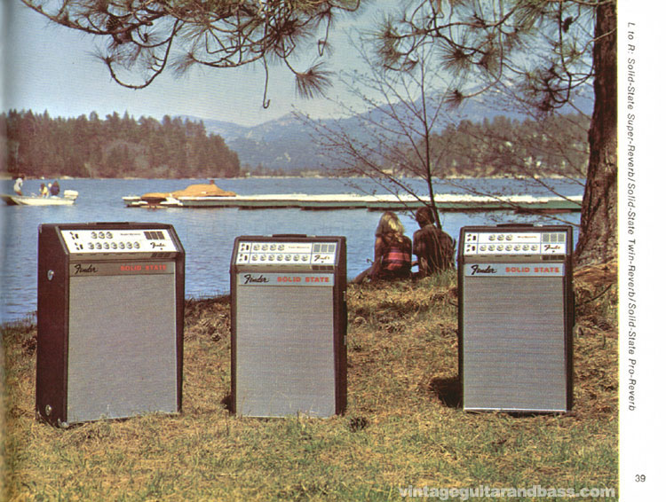 Fender Solid-State Super/Reverb, Pro/Reverb, Twin/Reverb Amplifiers - 1968 Fender catalog - page 41