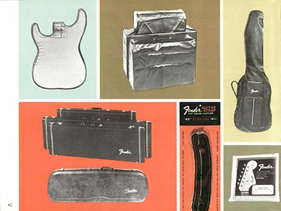 1968 Fender guitar and bass catalog page 44 - Fender Accessories