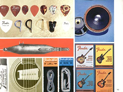 1968 Fender guitar and bass catalog page 47 - Fender Accessories