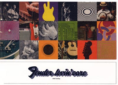 1969 Fender electric guitar and amplifier catalog