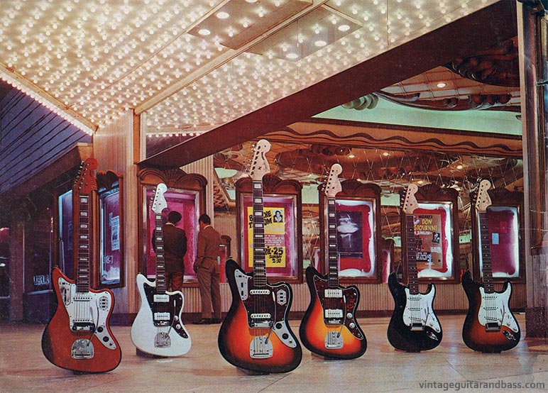 1969 Fender guitar and bass catalog - page 2 - Fender Jaguar, Fender Jazzmaster, Fender Stratocaster