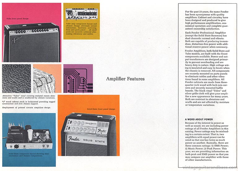1969 Fender catalog, page 38