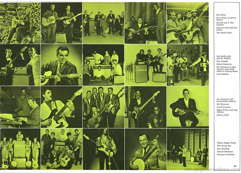 1969 Fender catalog, page 45