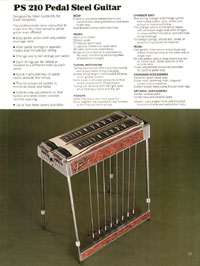 1970 Fender guitar, bass and amp catalog page 29