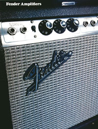 1970 Fender guitar, bass and amp catalog page 37
