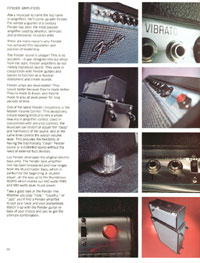 1970 Fender guitar, bass and amp catalog page 38