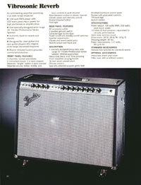 1970 Fender guitar, bass and amp catalog page 42
