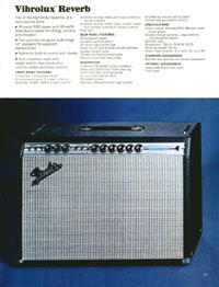 1970 Fender guitar, bass and amp catalog page 47