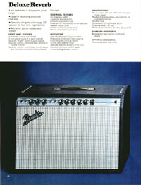 1970 Fender guitar, bass and amp catalog page 48