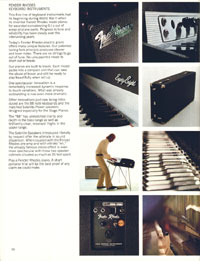 1970 Fender guitar, bass and amp catalog page 58