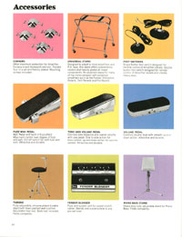 1970 Fender guitar, bass and amp catalog page 66