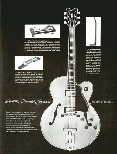 1960 Gibson electric guitars and amplifiers catalog page 13