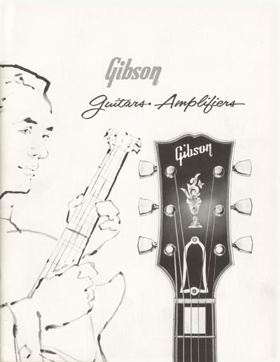 1960 Gibson electric guitars and amplifiers catalog front cover