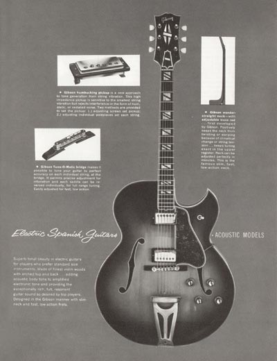 1962 Gibson electric guitars and amplifiers catalog page 13