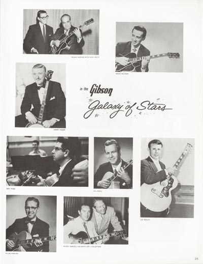 1962 Gibson electric guitars and amplifiers catalog page 29