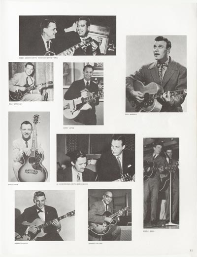 1962 Gibson electric guitars and amplifiers catalog page 31