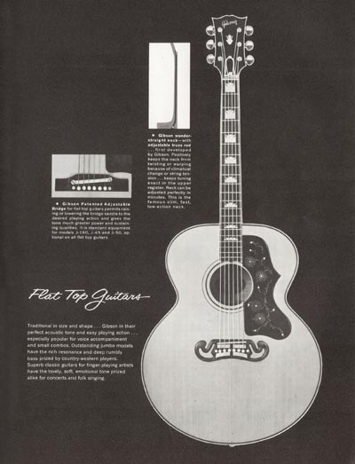 1962 Gibson electric guitars and amplifiers catalog page 33