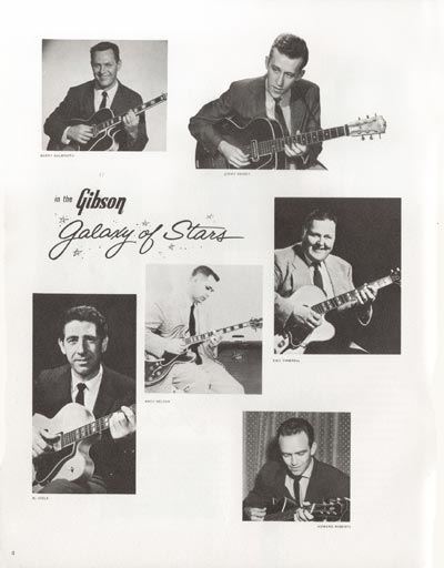 1962 Gibson electric guitars and amplifiers catalog page 4
