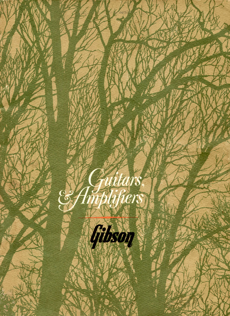 1966 Gibson Guitars & Amplifiers catalog, front cover