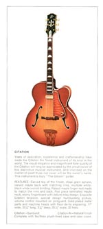 1970 Gibson Electric Acoustic catalog page 1 - Gibson Citation