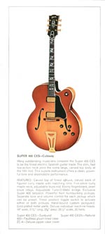 1970 Gibson Electric Acoustic catalog page 6 - Gibson Super 400-CES