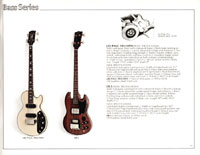 1978 Gibson Quality / Prestige / Innovation catalog page 25 - Gibson Les Paul Triumph and EB3 bass
