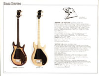 1978 Gibson Quality / Prestige / Innovation catalog page 26 - Gibson Ripper L9-S and Ripper Fretless basses