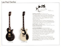 1978 Gibson Quality / Prestige / Innovation catalog page 4 - Les Paul Custom and Les Paul Recording