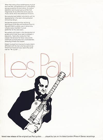 1968 Gibson Les Paul brochure, page 2