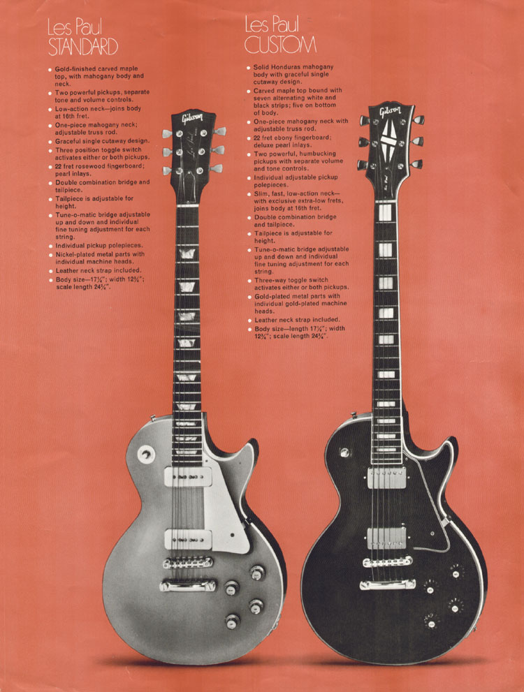 1968 Gibson Les Paul Brochure page 3
