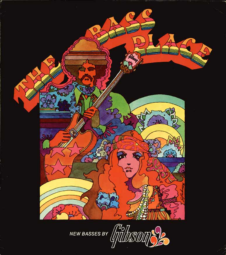 1972 Gibson bass guitar catalog cover