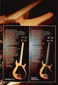 1975 Gibson bass guitar catalog page 5 - the Gibson Ripper