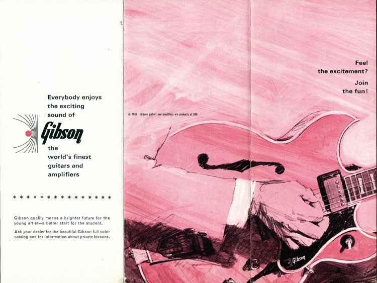 1966 Gibson catalogue page 1