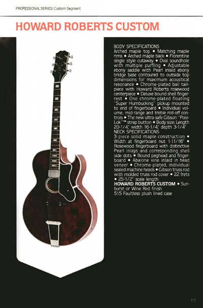 1980 Gibson Guitars catalog page 15