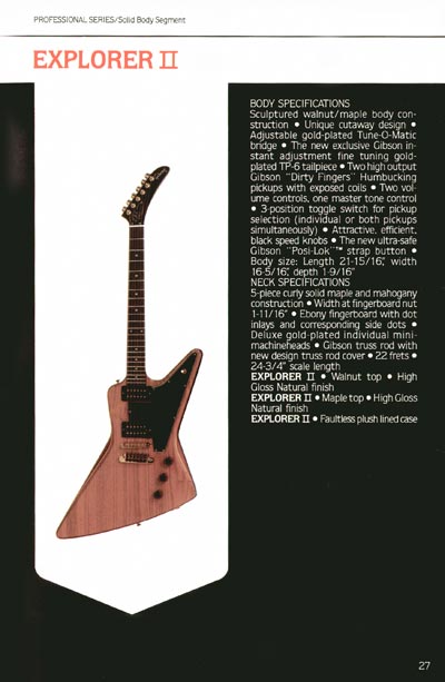 1980 Gibson Guitars catalog page 27