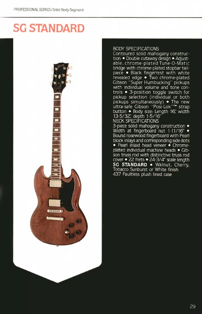 1980 Gibson Guitars catalog page 29
