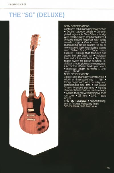 1980 Gibson Guitars catalog page 59