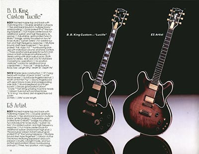 1983 "Gibson American-made. World-played" catalog, page 14
