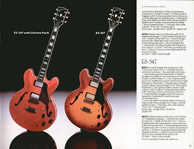 1983 "Gibson American-made. World-played" catalog, page 15