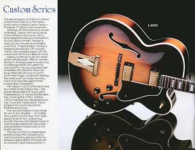 1983 "Gibson American-made. World-played" catalog, page 16