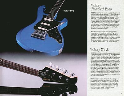 1983 "Gibson American-made. World-played" catalog, page 21