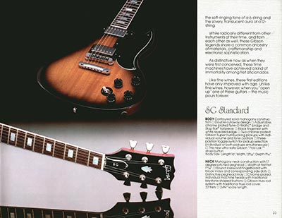 1983 "Gibson American-made. World-played" catalog, page 23