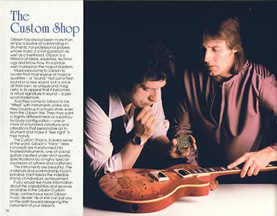 1983 "Gibson American-made. World-played" catalog, page 26