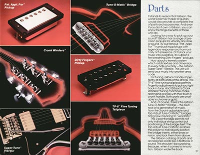 1983 "Gibson American-made. World-played" catalog, page 27