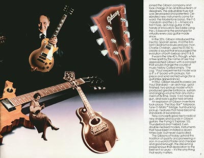 1983 "Gibson American-made. World-played" catalog, page 3